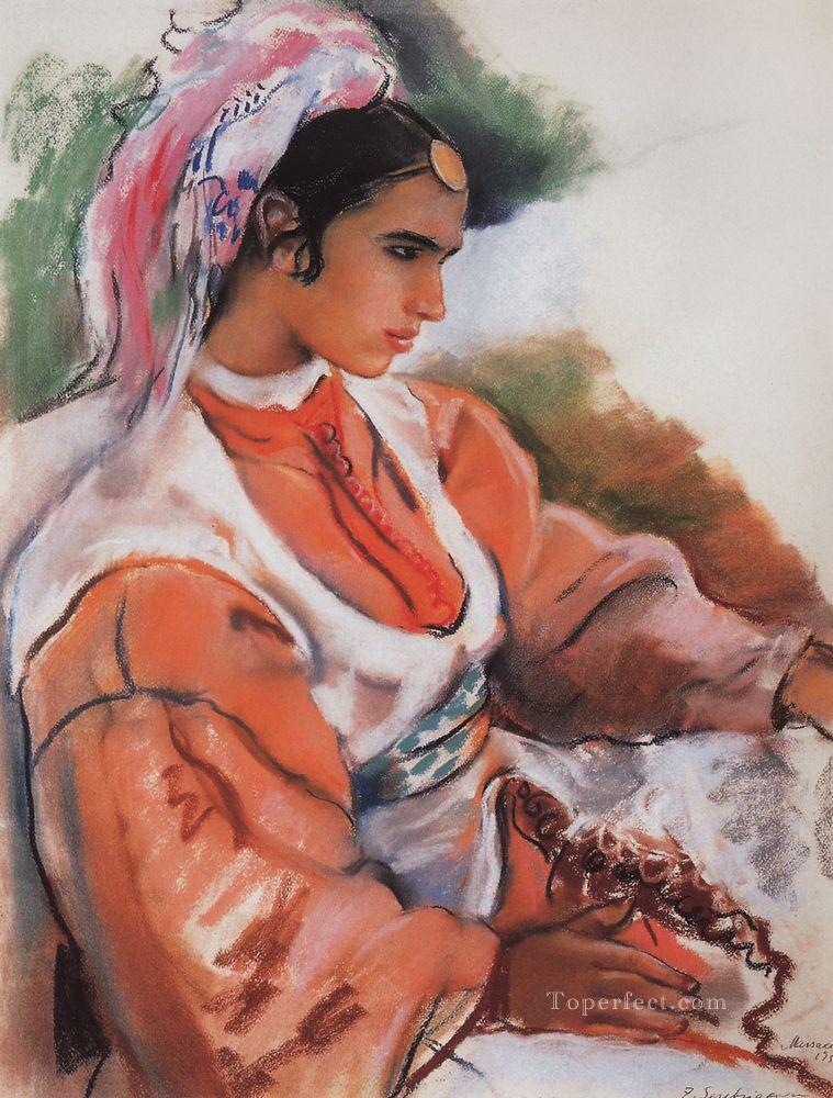 young moroccan 1932 Russian Oil Paintings